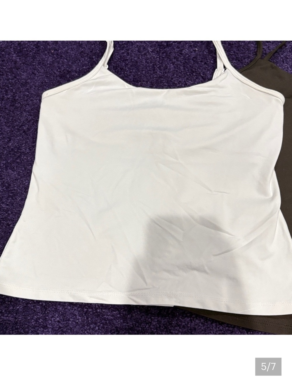 New York & Company White Women's Tank - Small